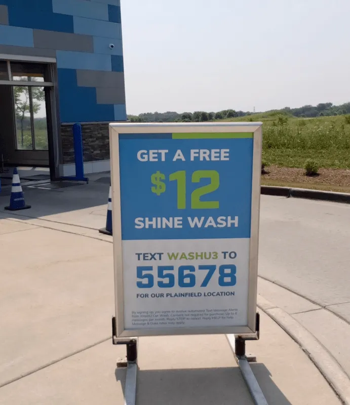 OptSpot car wash marketing example